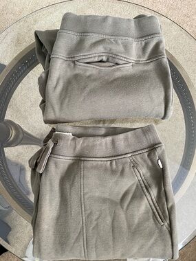 UGG Olive Drawstring Jogger Pants- set of two
